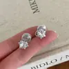 Floco de Neve de Zircônia Incensário Mosquito Clipe de Orelha Novo Clipe de Orelha Indolor para Mulheres Design de Nicho Sentido de Design Brincos Sem Furos na Orelha Brincos