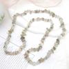 Cuentas sueltas de grava de forma irregular, accesorios de joyería DIY, cuentas de pulsera semiacabadas de grava de cristal de piedra de colores