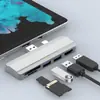 Estación de Acoplamiento Convertidora para Surface Pro12/4/5/6 Red de Venta Directa Puerto de Red 3.0 Lector de Tarjetas HDMI Rj45