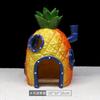 Casa de la Piña Transfronteriza Acuario Paisajismo Juego Completo de Adornos de Muñecas para Comedor Casa Refugio Set de Decoración de Casa Pequeña de Bob Esponja