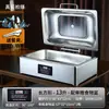Estufa de Buffet Visual de Acero Inoxidable Estufa de Buffet con Calentamiento Eléctrico Estufa de Conservación de Calor para Hotel Olla Térmica Hidráulica para Desayuno Vajilla