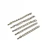 50 cadenas de extensión con cadenas de ajuste de borla y pequeños colgantes de gota de agua, accesorios para collar y pulsera de joyería hechos a mano para DIY