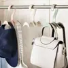 Gancho para Bolsa Multifuncional Estante de Almacenamiento Giratorio Clavo de Armario Colgador sin Clavos Colgador de Corbata Colgador de Bolsas Gancho para Ropa