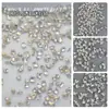 Pedrería para Uñas Ultra-Mini Base Puntiaguda Transparente Irregular Pequeños Pedrería Apilados Corazón Mariposa Marquesa Base Puntiaguda Decoraciones para Uñas