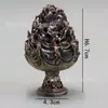 Fogão Boshan Retrô, Queimador de Incenso de Ponta de Dedo Dragão e Fênix, Queimador de Incenso Criativo Torre de Incenso, Queimador de Incenso Auspicioso, Ornamentos Zen para Casa
