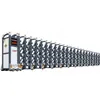 Puerta Retráctil Eléctrica Inteligente para Escuelas, Fábricas, Sitios de Construcción, Fabricante de Puertas Retráctiles Eléctricas Controladas Remotamente de Acero Inoxidable y Aleación de Aluminio