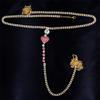 Calcinha sensual em formato de coração com strass, acessório feminino com corrente para o corpo, AliExpress, nova coleção de cartuchos europeus e americanos