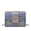 Bolsa Pequena Estilo Coreano Feminina 2024 Novo Estilo Versátil Corrente Bolsa Quadrada Pequena Moda Outono Casual Ombro Transversal