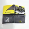 Billetera Corta de Metal de Batman Billetera Batman Superhéroe para Hombres y Mujeres Billetera de Monedas de PU Billetera de Cuero Portatarjetas