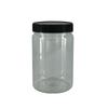 Os fabricantes fornecem plástico transparente calibre de garrafa reta 8cm série garrafa de armazenamento de garrafa de plástico portátil grande quantidade de desconto