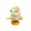 Adorno mecedor auténtico del Patito Liu para estaciones de trabajo de oficina, decoración para aliviar el estrés, lindo accesorio para la consola central del interior del coche