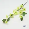 Decoración de boda artificial de jazmín de 2 ramas, flor artificial de tallo único, planta artificial, decoración para paisaje de casa de huéspedes, escaparate y arreglo floral para mesa de comedor