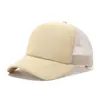 Chapéu de Publicidade Chapéu de Tela de Esponja Chapéu Trucker de Viagem Chapéu de Proteção Solar Boné de Basebol Chapéu de Estudante Logo Imprimível Chapéu Bordado