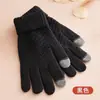 Guantes de invierno gruesos y forrados de felpa con estampado de piña, resistentes al frío, felpudos, adecuados para ciclismo y actividades al aire libre, y con compatibilidad para pantalla táctil