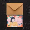 Tarjeta de Felicitación del Día del Maestro y Acción de Gracias, Tarjeta Pequeña Simple y de Alta Gama, Postal de Agradecimiento por Graduación Estilo Ins Hecha a Mano, Personalizable