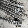 Acero inoxidable 304 manguera metálica de vapor PTFE diámetro grande alambre interior tejido metálico conexión flexible rosca Fuelle