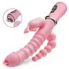 Conejo Lamiendo Pareja Intercourse Sexual Juguete de Provocación Palo Av Eléctrico Lengua Lamiendo Bolas Anales Productos para Adultos