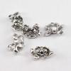 Aleación Plata Xizang Tassel de Cerradura Larga Vida Colgante DIY Mariposa Loto Doble Colgante Tassel Oreja Mariposa Estilo Étnico Colgante