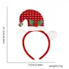 Faixa de Cabeça Decoração de Natal Adereço de Cabeça Suprimentos para Fantasia de Festa de Natal Chapéu de Natal Calças do Papai Noel Chapéu de Palhaço Faixa de Cabeça