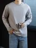 Camisa de manga larga para hombre de algodón mercerizado con amina líquida y tacto de nube, 270g, nuevo estilo primavera y otoño 2026, camisa básica de alta gama para hombre