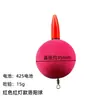 Bóia de Pesca Noturna Bola Luoyang Automática para Encontrar o Fundo Eva Luminosa Digital Bóia Mordida Anzol Mudança de Cor Isca Bola de Flutuação Bóia