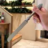 Juego de Cubiertos Estilo Occidental Cuchillo y Tenedor Acero Inoxidable 304 Gama Alta Lujo Cuchara Engrosada Mango Ovalado Cuchillo para Filete Tenedor Cuchara