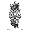 Em estoque atacado adesivos de tatuagem de braço inteiro à prova d'água flor braço braço adesivos de tatuagem transfronteiriça europeus e americanos tatuagem de braço inteiro