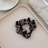 Moda Garota Quente Estampa de Leopardo Faixa de Cabelo Menina Alta Elasticidade Durável Elegante Headband 2024 Novo Bola na Cabeça Rabo de Cavalo Elástico