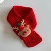 Gato Año Nuevo Babero Perro Bichón Babero Accesorios para Mascotas Bufanda Toalla de Saliva Cumpleaños Gatito Accesorios de Navidad Invierno