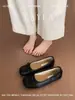 Zapatos Planos Mary Janes de Ballet Suaves Zapatos Franceses de Caramelo Suela Suave Plateado Nuevo Rojo Chino Zapatos Individuales Otoño Slip-ons Zapatos para Mujer