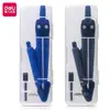Brújula Deli 8622 compás automático de plomo estudiante compás de dibujos animados con núcleo de plomo compás de dibujo geométrico herramienta de cartografía