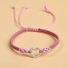 Pulsera de Amor Latente para Pareja Femenina Tejida a Mano Pulsera para Novias Estudiantes