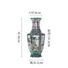 Adornos Decorativos Bogu Estante Bogu de Jingdezhen Porche de Flores Coloridas Sala de Estar Cerámica Cerámica Cerámica Esmalte Arreglo Floral Chino Seco