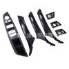 Duplo furo RHD direito de condução 7 peças apoio de braço da porta do carro adequado para BMW Série 5 F10 F 11 520 525 punho