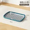 Inodoro para Perros, Bacinica Antichorro, Adecuado para Perros Grandes, Medianos y Pequeños, Valla Alta para Prevenir Salpicaduras, Fácil de Limpiar, Suministros para Mascotas