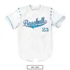 Jaqueta de baseball americana sublimada, casaco esportivo, jersey de softball, camisa de beisebol de competição para homens e mulheres, impressão personalizada