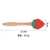 Raspador de Silicona Serie Frutas Espátula para Crema de Pasteles Raspador de Pasteles Herramienta de Cocina de Grado Alimenticio para Hornear