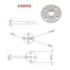 Soporte Metálico para Servo Resumen mg995 Multifuncional Cuernos de Servo Largos Cortos en U Garras Varilla de Extensión Brazo de Servo Brazo Robótico Gimbal