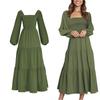 D Vestido Pastoral Retro Medieval Renascentista Fantasia Cosplay de Camponesa Fábrica
