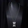 Collar de Borlas de Imitación de Plata Miao Más Vendido del Mundo para Mujer, Collar con Colgante de Mariposa y Pavo Real Colorido Estilo Étnico Bohemio