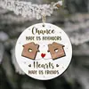 Regalos de Navidad 2025 para Amigos y Vecinos, Decoraciones de Árbol de Navidad para Mujeres, Decoraciones de Madera