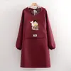 Delantal de Talla Grande para Mujer, Impermeable y a Prueba de Aceite para Cocinar en la Cocina, con Logo Impreso, Ropa de Trabajo para Hombre, Delantal de Dibujos Animados para Catering