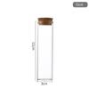 30 Botellas de Vidrio con Corcho de Boca Recta, Tubos de Ensayo de Borosilicato Alto, Botellas de los Deseos, Botellas de Deriva Cielo Estrellado, Botellas de Vino, Botellas Dispensadoras de Té