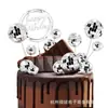 21 Peças Bola de Espelho Decoração de Bolo Bola Disco Topper de Cupcake Menino Menina Festa de Aniversário Festa
