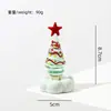 Árbol de Navidad Sólido Vidriado Zibo Artesanía de Vidrio Giratoria Coche y Escritorio Regalo Creativo Adorno Venta al por Mayor