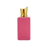 Processamento Personalizado de Frasco de Perfume com Flocagem, Frasco de Vidro Pequeno de 50ml para Sub-envase de Perfume, Frasco Vazio com Spray, Fabricante de Frascos, Tampa