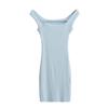 YPFF, ropa de moda para mujer, vestido tubo con hombros descubiertos para chica, vestido de verano nuevo, sexy, ajustado, sin mangas