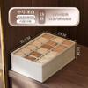 Caja de Almacenamiento de Ropa Interior de Algodón y Lino Tianshan Artefacto para Guardar Pantalones Cortos Calcetines Caja Ajustable para Armario Doméstico Caja para Ropa Ajustada al Cuerpo