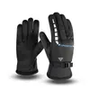 Luvas Masculinas de Inverno para Ciclismo Veículo Elétrico à Prova de Vento à Prova de Frio Forradas com Lã Espessadas Quentes Ajustáveis para Esqui Luvas de Exterior