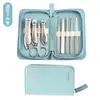 Set Personalizado de 15 Piezas para Cortar Uñas, Set de Recorte de Belleza con Cortaúñas, Removedor de Piel Muerta, Cuchillo para Manicura, Tijeras para Uñas de Casa, Set de Regalo Completo